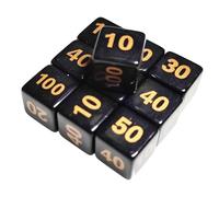 BEALIFE Ensemble de dés polyédriques en Acrylique Bien équilibré, Compact et Pratique pour Tous Types de Jeux société et soirées Jeux à Boire. dés pour Adultes et familles.