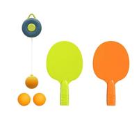 BEALIFE Entraîneur de tennis de table portable pour enfants, équipement idéal pour pratiquer en intérieur tout en s'amusant ensemble. L'autocollant se colle facilement sur le cadre la porte. Balles et