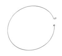 BEALIFE Fil Collier Cerceau métal Bracelet Bijoux Portable Maison Artisanat Maison Bricolage Faire trouver des pièces de Rechange Accessoires, Argent Blanc