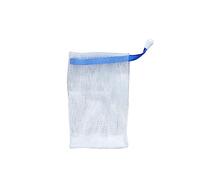 BEALIFE Gel savon sacs nettoyant pour le visage maille bain Nylon peau bulle Net corps à la main moussant cordon délicat salle de bain, Bleu foncé