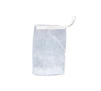 BEALIFE Gel Savon Sacs nettoyant pour Le Visage Maille Bain Nylon Peau Bulle Net Corps à la Main moussant Cordon délicat Salle de Bain, Blanc
