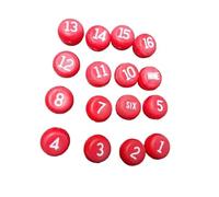 BEALIFE Jeu de Boules de Billard numérotées Portables : Boules de comptage numérotées pour des Parties Plus divertissantes dans Les salles de Jeux et Lors de réunions Entre