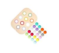 BEALIFE Jeu de tri de Couleurs et Formes pour développer Les capacités cognitives des Enfants. Centre d'activités en Bois pour l'apprentissage et Le développement. Plateau sensoriel en Bois pour