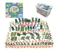 BEALIFE Kit de Jeu de Guerre Comprenant des Chars, des Avions et Figurines de Soldats, garantissant Une expérience immersive pour Les Enfants grâce à