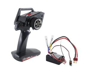 BEALIFE Kit de mise à niveau pour voiture de course radiocommandée : composants essentiels pour transformer un véhicule radiocommandé en bolide, et ensemble émetteur-récepteur radio 124006. Fabriqué