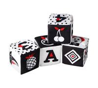 BEALIFE Kit d'éveil pour la Petite enfance : Jeux Doux et Silencieux avec dés pour bébé, dés d'intelligence pour bébé, Jouets compacts et faciles à Transporter, Blocs de Construction pour Enfants