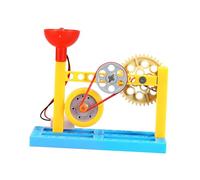 BEALIFE Kit d'expérimentation de générateur à manivelle, Format Compact adapté pour aux Petites Mains, encourageant Les Enfants à Construire et Apprendre. Modèle de générateur électrique manivelle.