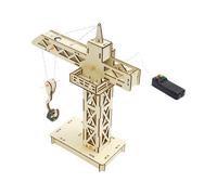 BEALIFE Kit éducatif de Grue à Tour en Bois à Monter soi-même : Un Jouet ludique et Pratique pour Les Jeunes Enfants. Idéal comme Cadeau Projet.