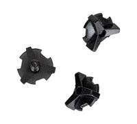 BEALIFE Lot de 3 vis universelles pour Casque de Moto en Polycarbonate Haute Performance pour Usage extérieur, Noires.
