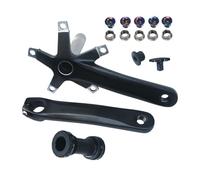 BEALIFE Manivelles Creuses et résistantes en Alliage d'aluminium pour VTT et vélos de Route. Montage Facile sans Outils complexes. Accessoire pour boîtier de pédalier, Manivelle et BB, 165 mm