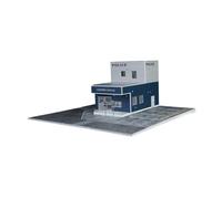 BEALIFE Maquette de Garage avec Parking Lumineux à LED, à l'échelle 1:64, idéale pour décorer Votre intérieur Votre Bureau.
