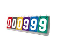 BEALIFE Marqueur de Score Portable à 6 Chiffres pour Basketball, Football et Sports d'équipe en intérieur, idéal pour Les fêtes, Les Jeux d'intérieur, Le Tennis de Table,