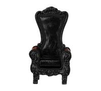 BEALIFE Mini canapé à Dossier Haut, modèle de canapé pour poupée Compatible avec Un de 1/12 pour décor Diorama simulé, modèle pour poupée individuelle Maison à l'échelle , Noir , 8.5 x 16 cm