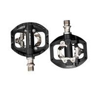 BEALIFE Paire de pédales de vélo en Aluminium usinées CNC, compatibles VTT et vélo de Route, avec système de Verrouillage Automatique SPD. Aucun Autre Dispositif n'est