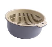 BEALIFE Panier de drainage pour légumes, passoire de cuisine, bol pour salades, spaghetti, format, violet, Violet, L