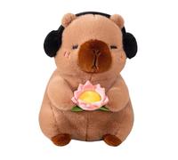 BEALIFE Peluche Douce et Moelleuse, Coussin décoratif, Cadeau Mignon pour Les Enfants et Les Amoureux des Animaux, Cadeau d'anniversaire, Brun, 38 cm