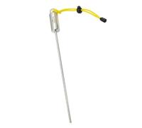 BEALIFE Perche de plongée avec Billes d'acier, Indispensable pour Une sécurité Accrue. Agitateur sonore sous-Marin en Acier Inoxydable. Design élégant. Mesure de l'eau, Jaune, 31.5 x 2.5 cm