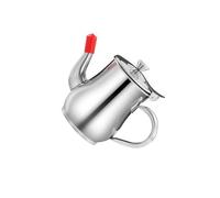 BEALIFE Pichet à huile en acier inoxydable de grande capacité avec couvercle anti-poussière, idéal pour la maison le restaurant. Séparateur d'huile et de graisses pour la cuisine.