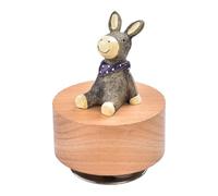 BEALIFE Ravissant étui à Musique avec Base pivotante en Bois, Objet décoratif pour aux Formes d'animaux fantaisistes, idéal pour la Maison, Le Bureau, comme Cadeau d'anniversaire