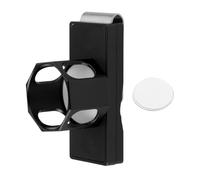 BEALIFE Sac à magnésie en Aluminium, boîte de Transport Portable avec Pochette intégrée pour Un Rangement et Un accès faciles pour aux Boules de Billard Pendant Les Parties, Noir, 6.2 x 3 x 3.35 cm