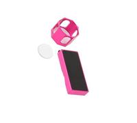 BEALIFE Sac à magnésie en Aluminium, boîte de Transport Portable avec Pochette intégrée pour Un Rangement et Un accès faciles pour aux Boules de Billard Pendant Les Parties, Rose, 6.2 x 3 x 3.35 cm