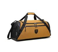 BEALIFE Sac de Sport pour Hommes Texture Douce Portable Sac à bandoulière étanche Sport pour Hommes Sacs de Sport pour Hommes Sac polochon, Kaki