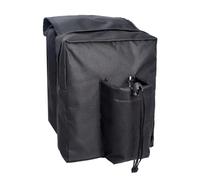 BEALIFE Sacoche de arrière pour vélo, Accessoire de avec Poche Isotherme pour Rester hydraté Lors des Longs trajets. Sacoche étanche pour Porte-Bagages de, Noir, 21 x 28 x 26 cm