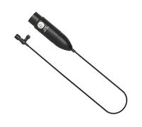 BEALIFE Solution d'alimentation pour microphone à pince cravate avec interface XLR, idéale pour les musiciens et les diffuseurs dans divers contextes. Microphone à pince