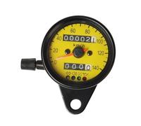 BEALIFE Tableau de bord de moto avec rétroéclairage LED, indicateur de vitesse, double compteur kilométrique, accessoires pour la réinstallation d'un tableau de bord de moto.