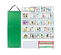 BEALIFE Tableau de Suivi visuel hebdomadaire pour Enfants : Suit Les progrès et Motive Les Enfants en récompensant l’accomplissement des tâches. Matériel pédagogique : Calendrier et Emploi du Temps