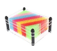 BEALIFE Un divertissement interactif vous attend avec ce jeu d'impression classique à épingles. Grande sculpture 3D, cadeau captivant pour tous les âges. Jeu d'art à épingles classique pour enfants et