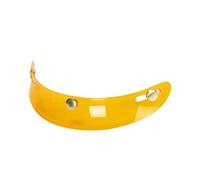 BEALIFE Visière de Casque de Moto rétro à 3 Boutons-Pression, Pare-Soleil léger et résistant, Taille Universelle, Accessoire de pour Casque de Moto, Orange, 21 x 8.5 x 4.2 cm