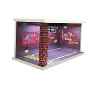 BEALIFE Vitrine pour maquettes de Voiture Miniature à l'échelle 1/32, idéale pour présenter des scènes réalistes sur Un Parking. Cette vitrine est Parfaite pour Offrir en Cadeau d'anniversaire pour