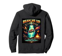 Beam Me Up Firefighter Alien Sci FI Fire Department Humour Sweat à Capuche
