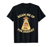 Beam Me Up pour Dessert Pop Parodie Graphique T-Shirt