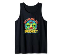 Beam Me Up Some Brisket - Humour Alien BBQ du 4 juillet Débardeur