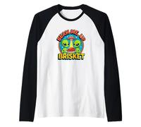 Beam Me Up Some Brisket - Humour Alien BBQ du 4 juillet Manche Raglan