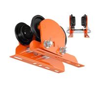 Beam Trolley Crane, Small Double Wheels, 10.55x8.94in High Load Capacity, Electric Manual Hoist, Authentic Heavy-Duty Build for Construction, Industry, Household, Workshop, Garage