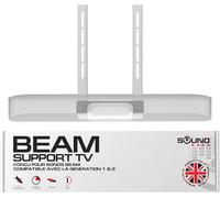 Beam Tv Fixation De Montage, Blanc, Compatible Avec Génération 1 & 2 Sonos Beam, Comprend Un Kit De Matériel De Montage Pour Suspendre Votre Barre De Son Conçue Au Royaume-Uni Par Soundbass