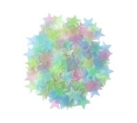 BEAMARKER 200 autocollant Étoile Coloré Phosphorescent pour Plafond Stickers Muraux Lumineux en Plastique 3D Ciel Étoilé Décoration de Chambre à Coucher Veilleuse Décoration Murale à Faire Soi Même Dé