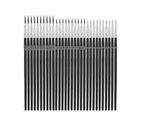BEAMARKER 30 Pcs Ensemble de Pinceaux à Détails Micro Point Fine Doublure Stylo Taille #000#00#0 pour Peinture Miniature 40k Modèle Nail Art Petroglyphs Aquarelle Acrylique Huile Artisanat DIY