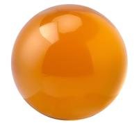 BEAMARKER Boule de Cristal Ronde Orange Décorative de 4cm (1.6 Pouces) Boule Décorative Solide en Verre Ornement pour la Maison Le Bureau la Décoration de Table la Divination la Voyance