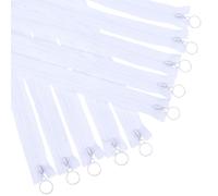 BEAMARKER Fermeture Éclair en Résine 10 pièce Fermeture Éclair Non Séparable N° 3 accessoires pour Vêtements en Polyester avec Anneaux de Levage Fermeture à Tirer pour Bricolage Couture Sacs Vêtements