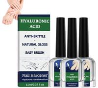 BeamBalm Soin Des Ongles à L'acide Hyaluronique,Acide Hyaluronique Soin Ongles Serum,Vernis Durcisseur Ongles Extra Fort,Liquide Fortifiant Pour Ongles,Traitement Nutritionnel En Profondeur (3PC)