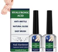 BeamBalm Soin Des Ongles à L'acide Hyaluronique,Acide Hyaluronique Soin Ongles Serum,Vernis Durcisseur Ongles Extra Fort,Liquide Fortifiant Pour Ongles,Traitement Nutritionnel En Profondeur (2PC)