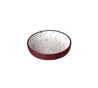 Beamel Home Assiette râpe en céramique fabriquée à la main Design décoratif Ustensile de cuisine Art fonctionnel Vaisselle artisanale (Brownie, grand)