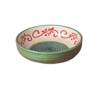 BEAMEL HOME Assiette râpe en céramique fabriquée à la main Design décoratif Ustensile de cuisine Art fonctionnel Vaisselle artisanale moderne originale Design traditionnel et décoratif (Alhambra