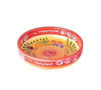 BEAMEL HOME Assiette râpe en céramique faite à la main Design décoratif Ustensile de cuisine Art fonctionnel Vaisselle artisanale (Provençal, grand)