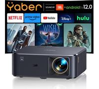 Beamer 4K avec Android TV 12.0, son par JBL, Dolby Audio, NFC, autofocus, correction automatique du trapèze, WiFi6, BT, 1080P Full HD Jeux Olympiques d'été