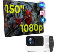 Vidéoprojecteur Intelligent Android Wallace Y6 Full HD Supporte 4K Wifi Bluetooth 9800 Lumens Gaming Mode